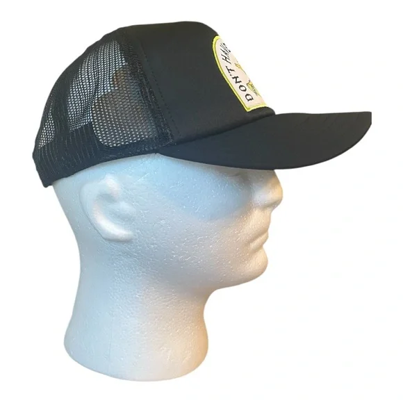 Bart Simpson Black Trucker Hat NWT Men’s 90’s Nostalgia Throwback - Picture 3 of 4